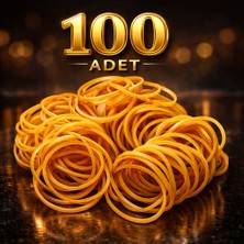 Karel Ambalaj 100 Adet %100 Kauçuk Para Lastiği – Esnek, Dayanıklı, Kopmaya Dirençli Paketleme Lastiği