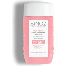Pink Touch Anında Ton Eşitleyici Onarıcı Nemlendirici Pembe Yüz Güneş Kremi SPF50