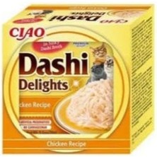 Inaba Dashi Delights Kedi Maması Islak %100 Doğal Tavuk Eti | Tahıl Içermez, Şekersiz, Yapay Aroma I