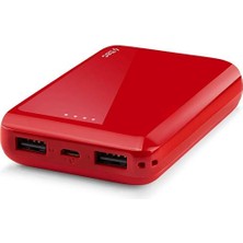 2BB174K Recharger S Taşınabilir Şarj Aleti / Powerbank, 10.000 Mah, Kırmızı