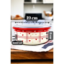Feyza Design Kapasiteli 18 No Emaye Saklama Kabı, Güçlü ve Şık Tasarım