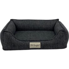 Pet Comfort Delta Varius Koyu Gri Kedi ve Köpek Yatağı S 45X55CM
