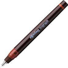 Rotring Isograph Teknik Çizim Kalemi, 0,1 Mm, Siyah Mürekkep