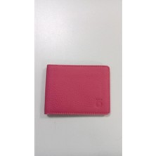 Massarelli Hakiki Deri Kadın Cüzdan Kartlık ve Para Bölmeli Pembe MCZ8078