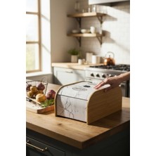 Feyza Design Ahşap Çift Bölmeli Patates ve Soğan Saklama Kutusu, Şık ve Kullanışlı Tasarım