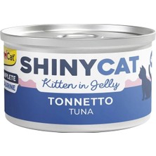 Gimcat Shinycat Yavru Tuna Balıklı Konserve Yaş Kedi Maması 70 grTam Besleyici İçerik