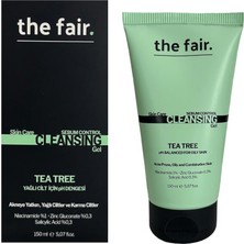The Fair. Vegan Yüz Yıkama Çay Ağacı ve Salisilik Asit İçerikli Yağlı Ciltler İçin Sebum Dengeleyen Etki 150 ml