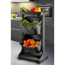 Feyza Design Çok Katlı Sepet Organizeri, Pratik ve Şık Depolama Çözümü