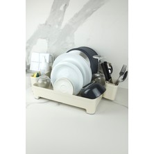 Feyza Design Kiev Bez Askılı Çıkarılabilir Kaşıklıklı Bulaşıklık, Şık ve Pratik Tasarım