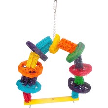 Ahşap Tünekli Kuş Oyuncağı 39 * 24 cm