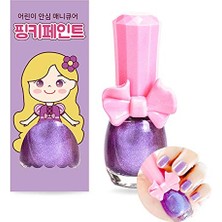 Pinky Cosmetic I'm Pinky Kids Nail Paint Shiny Purple Çocuklar Için Soyulabilir Oje