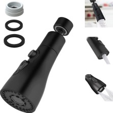 Kınetex Musluk, Yedek Duş Başlığı, 360° Döndürülebilir, 3 Mod, Döndürülebilir Musluk, Başlık, Mutfak