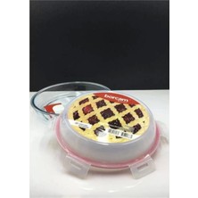 Feyza Design Şeffaf Cam Saklama Kabı 1840 Cc, Pratik ve Güvenli Kullanım