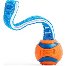 Chuckit! Ultra Tug Köpek Çekiştirmeli Oyun Topu (Small) - Dayanıklı Halatlı Doğal Kauçuk, Yüksek Sıç
