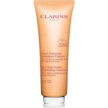 Clarins Tek Adımda Nazik Peeling Temizleyici | 3'ü 1 Arada Temizleyici, Makyaj Temizleyici ve Eksfol