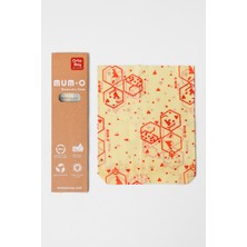 Feyza Design Orta Boy Balmumlu Yiyecek Saklama Kesesi, Tekrar Kullanılabilir