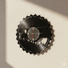 Craftverse Ramazan Hediyesi Özel Tasarım Vinil Plak Saat – Islami Duvar Sanatı