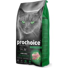 Prochoice Kedi Kuru Maması, Kuzu ve Pirinçli PRO36, 15 kg