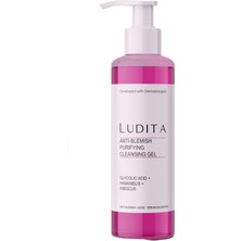 Ludita Arındıcı Yüz Yıkama Jeli Yağlı ve Lekeli Ciltler İçin Anti-Blemish Özelliği ile