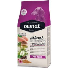 Ownat Classic Mini Adult Tavuklu Köpek Maması, 4 kg