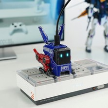 Alpha Hızlı Şarj Cihazı Gan, 65 W, 3 Bağlantı Noktalı Hızlı Şarj Cihazı, Seyahat Için Çoklu Fişli, I