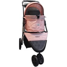 Tommy Evcil Hayvan Arabası 86X46X94,5CM Pembe Max 15 kg