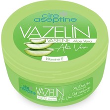 Cire Aseptine Aloe Vera Vazelin 150 ml Suya Dayanıklı Özelliği ile Cilt Nemlendirici