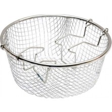 5dm-Hareketli Çift Kulplu Cips Kızartma Teli Patates Kızartma 20 cm