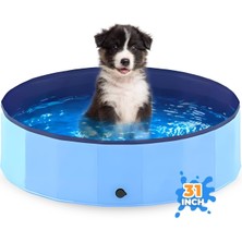 Pawıse Köpekler Için Yüzme Havuzu Dış Mekan Katlanabilir Evcil Hayvan Köpek Banyo Küveti Katlanabili