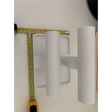 Mevv 2 Katlı Takı Organizer Düzenleyici T Stand Bileklik & Saat Standı Beyaz