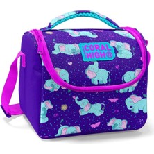 High Kız Çocuk Mor Fil Okul Beslenme Çantası - Thermo Yalıtımlı