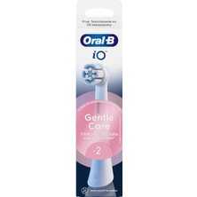 Oral-B Io Gentle Care Beyaz Diş Fırçası Yedek Başlığı 2 Adet Beyaz Renkli Yumuşak Fırça Ucu
