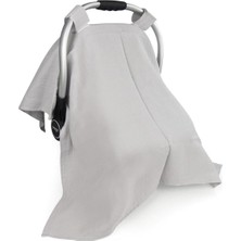 Babyjem Müslin Ana Kucağı Örtüsü Gri