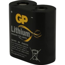 Gp Batteries Gpcr-P2 CR-P2/DL223A Boy Lityum Pil, 6 Volt, Tekli Kart