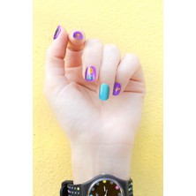 Summer Tırnak Dövmesi, Tırnak Tattoo, Nail Art, Tırnak Sticker