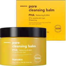 Hanskin Pore Cleansing Balm Bha - Hassas ve Kuru Ciltler Için Gözenek ve Makyaj Temizleme Balmı [ 80