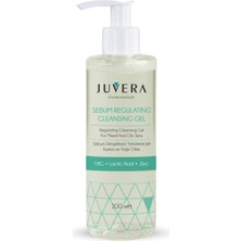 Juvera Cosmeceuticals Sebum Regulating Gel Yağlı ve Akneye Eğilimli Ciltler Için Temizleme Jeli 200
