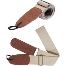 HG22 Gitar Omuz Askısı Krem Renk 5 mm Genişlik 87-146 cm