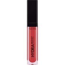 Note Hydramoist Lipgloss 08 Party Mood Nemlendirici Dudak Parlatıcısı, Kırmızı