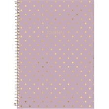 Le Color Puantiyeli Defter Çizgili Lila 17X24 cm