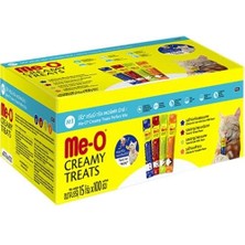 Me-O Harika Mix 4 Çeşit Kedi Krema Ödülü 25X4X 15 gr