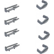 Bulaşık Makinası Sepet Ray Pimi 4 Adet Ön 4 Adet Arka Pim