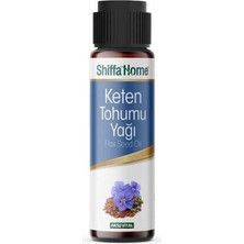 Shiffa Home Keten Tohumu Yağı 50 ml | Soğuk Sıkım | Omega 3 ve Bitkisel Destek | Cilt ve Kalp Dostu