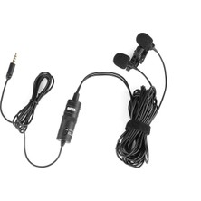 Boya BY-M1DM Siyah Çok Yönlü Ikili Yaka Mikrofonu,  Kalite Ses Kaydı İçin Tasarlandı