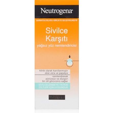 Neutrogena Yağsız Yüz Nemlendiricisi 50 ml Sivilce Karşıtı Özelliklerle Cilt İçin Uygun