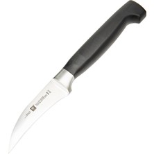 Zwilling Four Soyma Bıçağı, Paslanmaz Çelik, Siyah