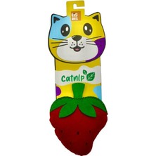 Tigres Venator Catnipli Çilek Şeklinde Kedi Oyuncağı