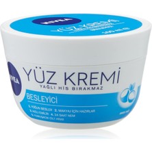 Besleyici Yüz Kremi, 100ML, Makyaj Bazı, 24 Saat Nemlendirici, Hızlı Emilen Yüz Bakım Kremi
