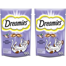 Dreamies Kedi Ördekli Ödül Maması 60 gr 2li Paket
