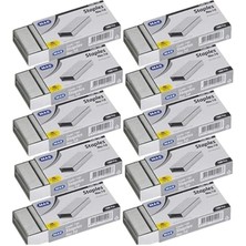 Mas Zımba Teli No:10 140 Adet Beyaz Renk 10'lu Set Ölçülerle Etkili Zımbalama